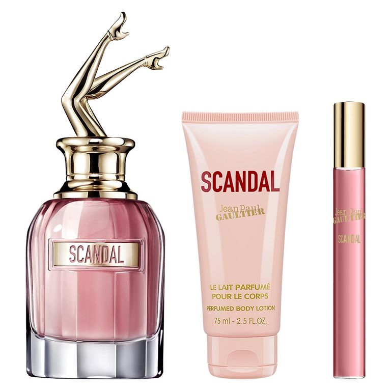 Perfume Mujer Estuche Scandal Eau de Parfum 80 ml + 10 ml + Perfumed Loción Corporal 75 ml