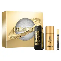 RABANNE - Perfume Hombre Estuche 1 Million Black Eau de Parfum 100 ml + Spritzer 10 ml + Desodorante 150 ml