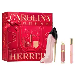 CAROLINA HERRERA - Perfume Mujer Estuche Good Girl Blush Eau de Parfum 80 ml + Good Girl Blush Eau de Parfum 10 ml + Good Girl Gloss 942 Nude Desire 5 ml