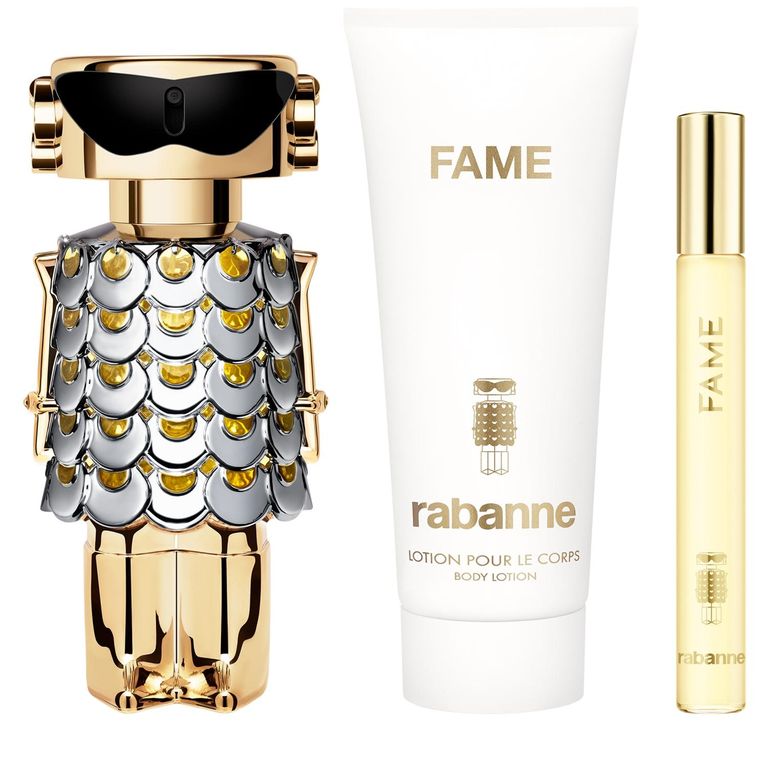 Perfume Mujer Estuche Fame Eau de Parfum 80 ml + Perfumed Loción Corporal 100 ml + Fame Eau de Parfum 10 ml