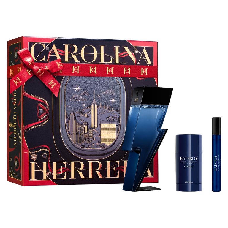 Perfume Hombre Estuche Bad Boy Cobalt Eau de Parfum Électrique 100 ml + Desodorante 100 ml + Eau de Parfum Électrique 10 ml