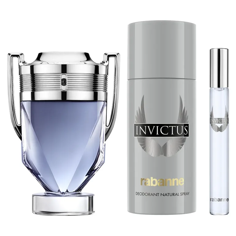 Perfume Hombre Estuche Invictus Eau de Toilette 100 ml + Desodorante 150 ml + Eau de Toilette 10 ml
