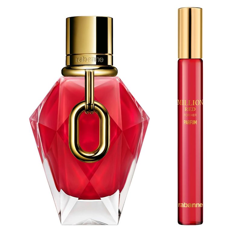 Perfume Mujer Estuche Million Red For Her Parfum Recargable 50 ml + 10 ml