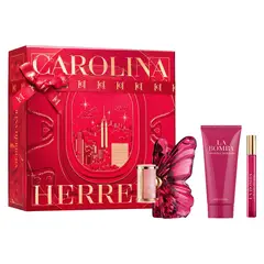 CAROLINA HERRERA - Perfume Mujer Estuche La Bomba Eau de Parfum 80 ml + Loción Corporal 100 ml + Eau de Parfum 10 ml