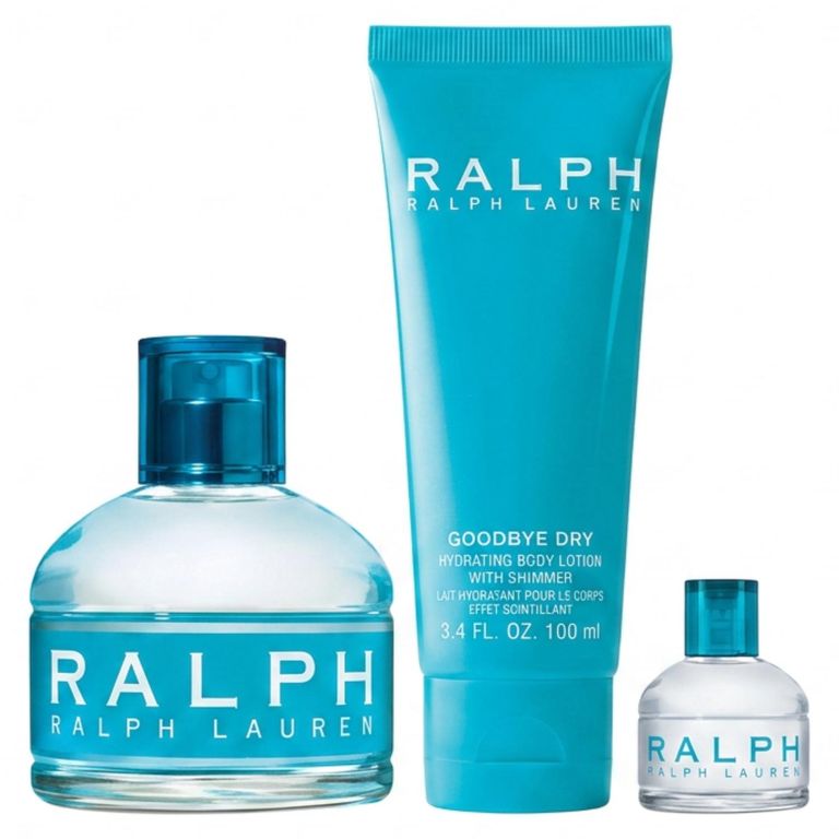 Set Perfume Mujer Ralph EDT 100ml + 7ml+ Loción Corporal 100ml