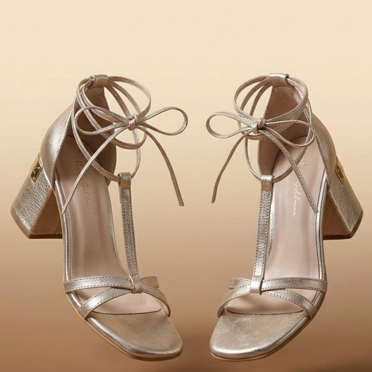 Zapato Formal Mujer Cuero Beige