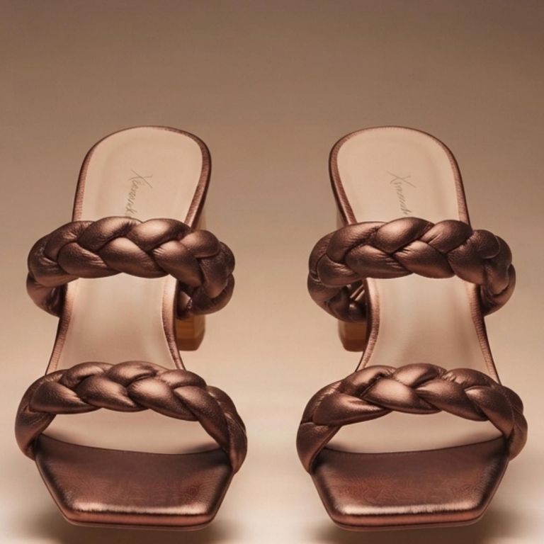 Zapato Formal Mujer Cuero Café