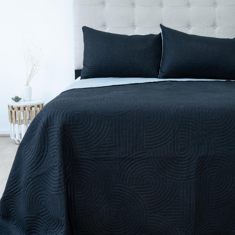 Quilt Bicolor 2 Plazas Multicolor