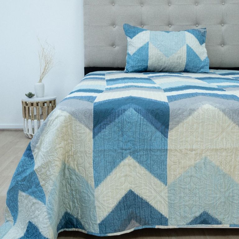 Quilt Estampado 1 Plaza Multicolor