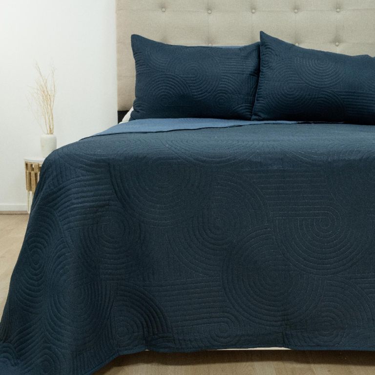 Quilt Bicolor 2 Plazas Multicolor
