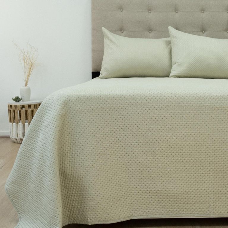 Quilt Boston 2 Plazas Beige