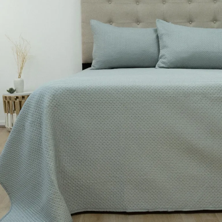 Quilt Boston King Gris