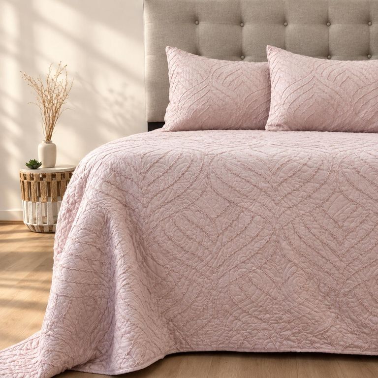 Quilt Touch King Rosa