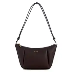 GUESS - Cartera Melody Shoulder Bag Mujer Café