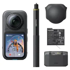 INSTA360 - Cámara Deportiva X6 Essentials Bundle Midnight Black