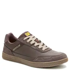 CAT - Pause Retro Leat Zapatilla Urbana Hombre Café