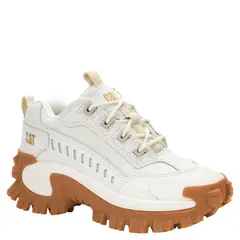 CAT - Intruder Zapatilla Urbana Mujer Cuero Blanco