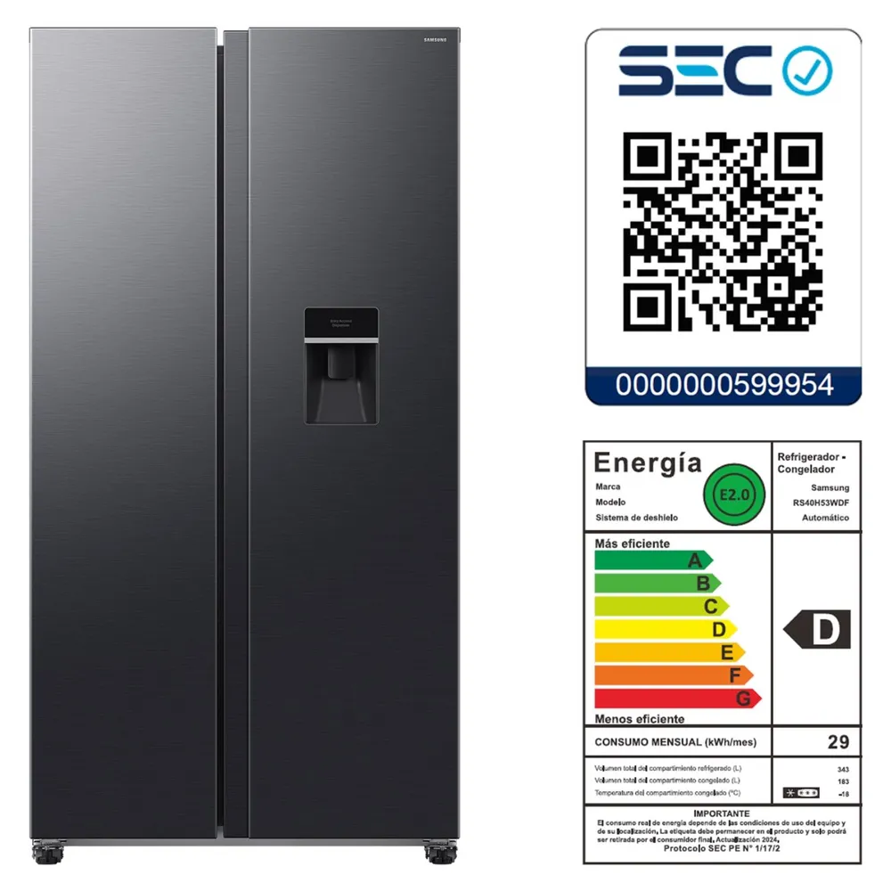 Refrigerador Side By Side 526 Litros con SpaceMax™, foto 10