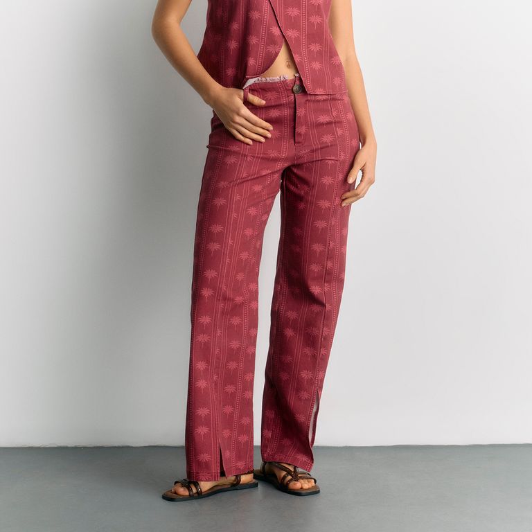 Pantalón Wide Leg Paradiso Mujer