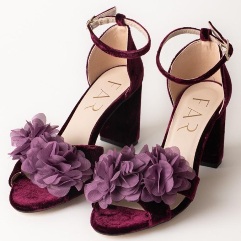 Zapato Formal Mujer Burdeo