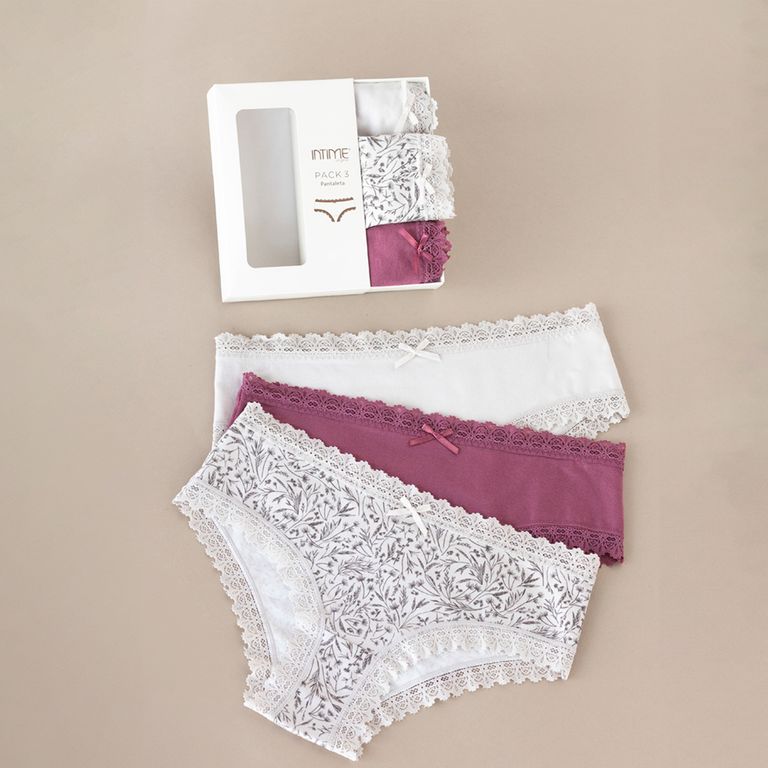 Pack De 3 Pantaletas Mujer