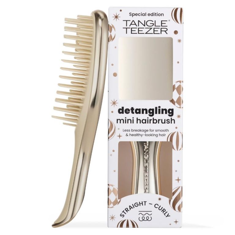 Cepillo Mini Chrome Champagne Tanlge Teezer