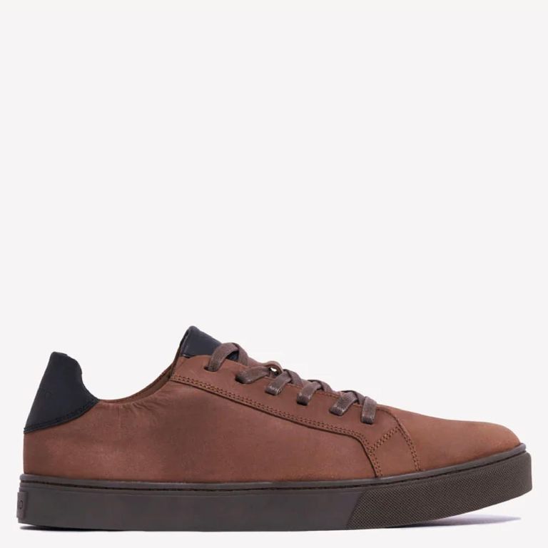 Zapato Casual Hombre Cuero Café