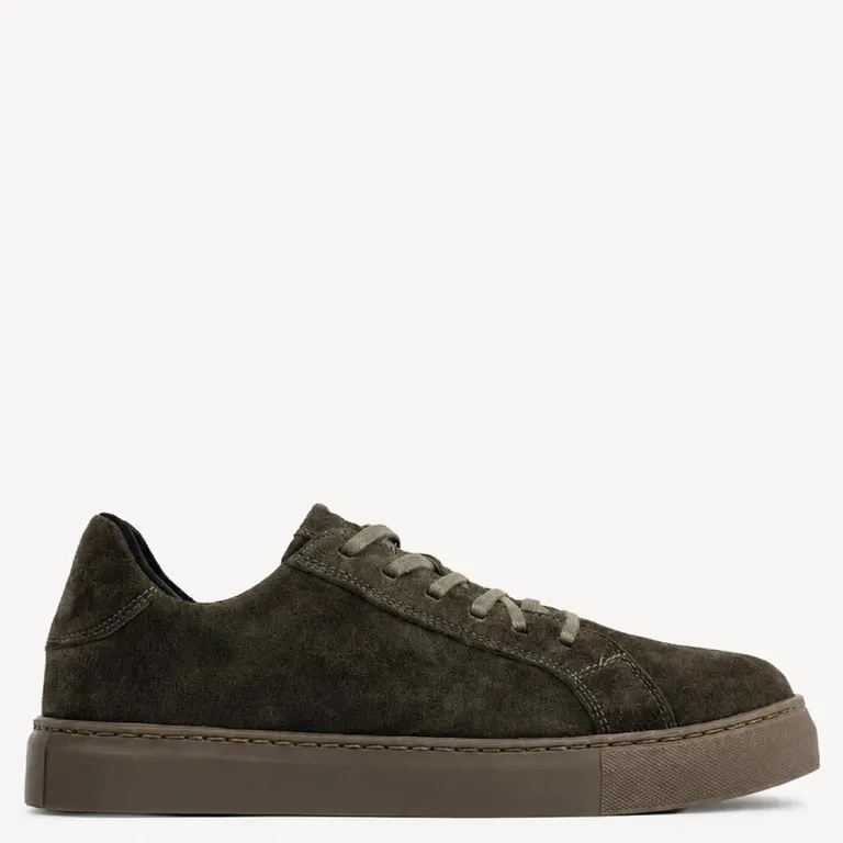 Zapato Casual Hombre Cuero Verde