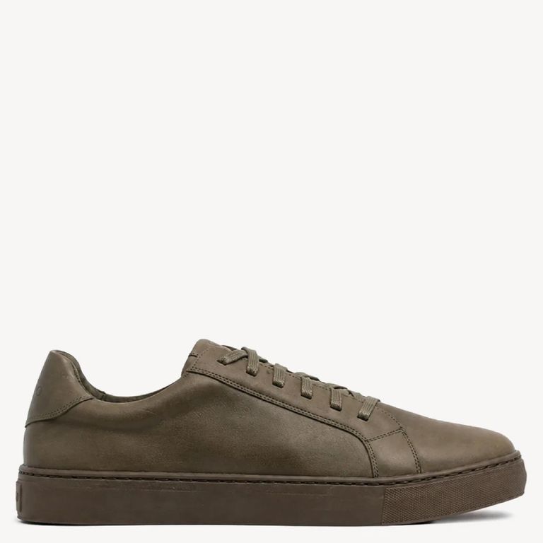 Zapato Casual Hombre Cuero Verde