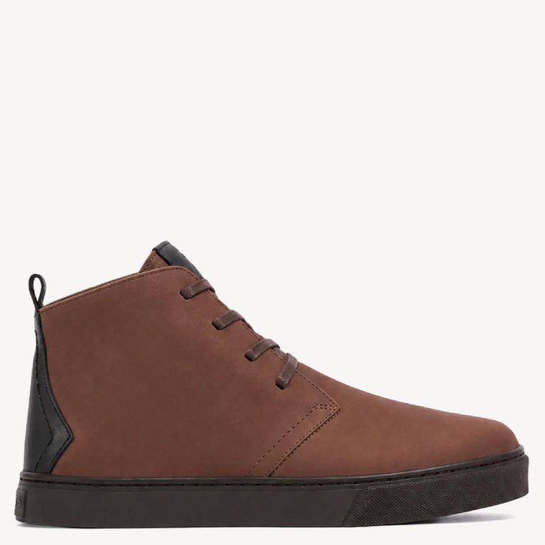 Zapato Casual Hombre Cuero Café