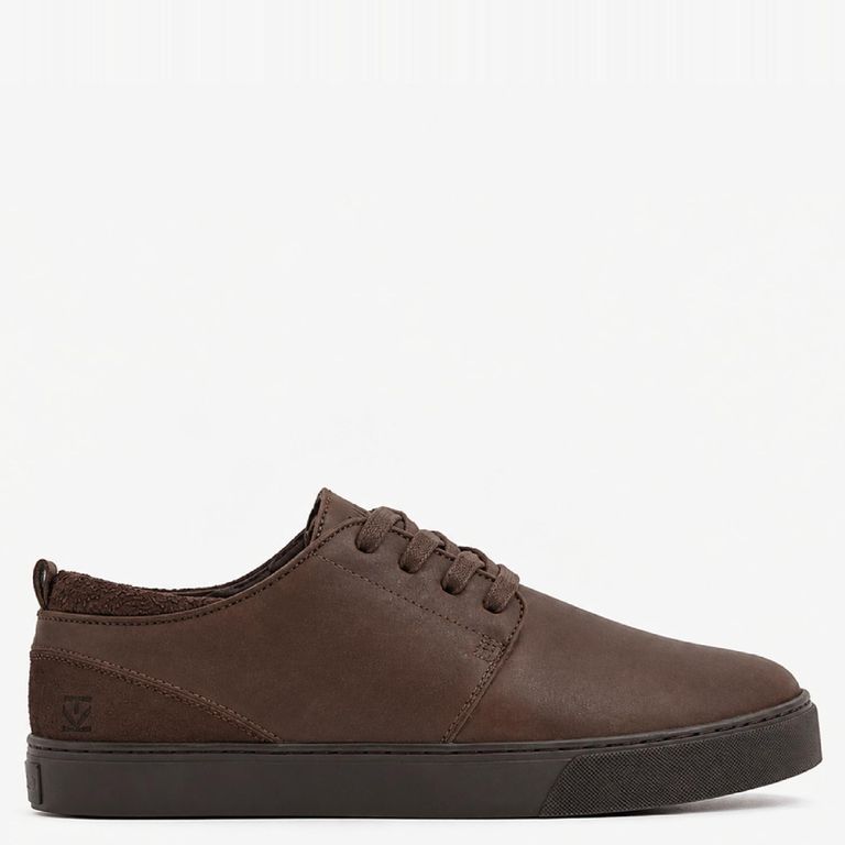 Zapato Casual Hombre Cuero Café