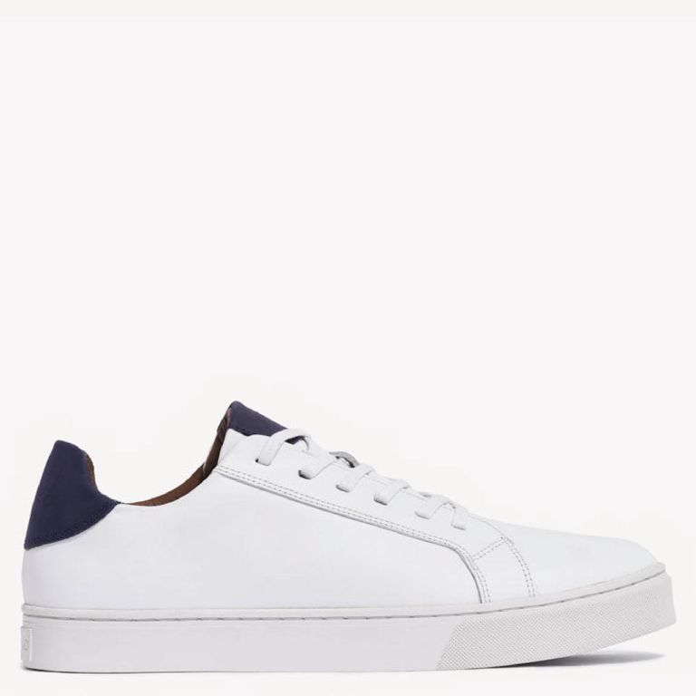 Zapato Casual Hombre Cuero Blanco