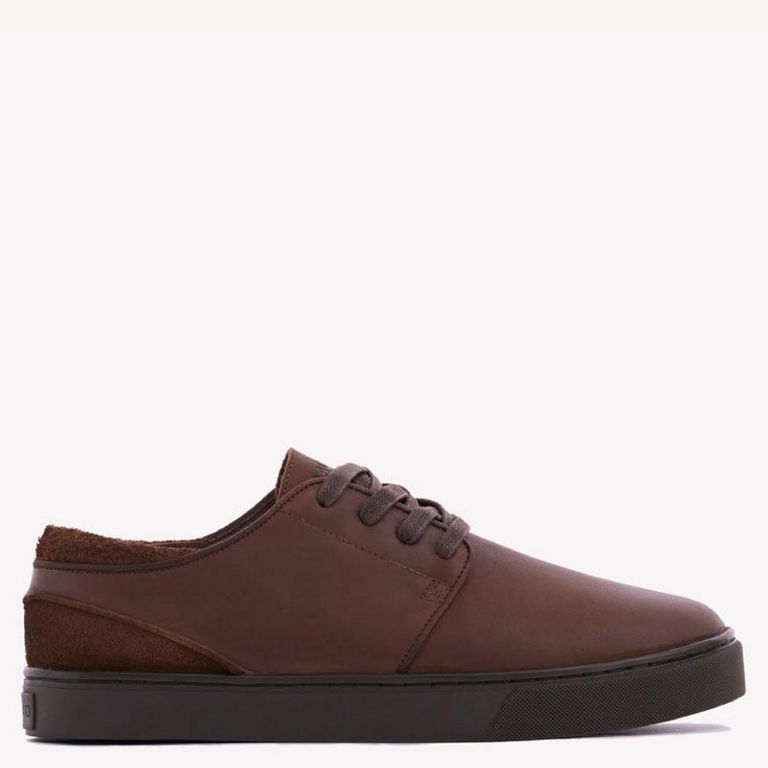 Zapato Casual Hombre Cuero Café