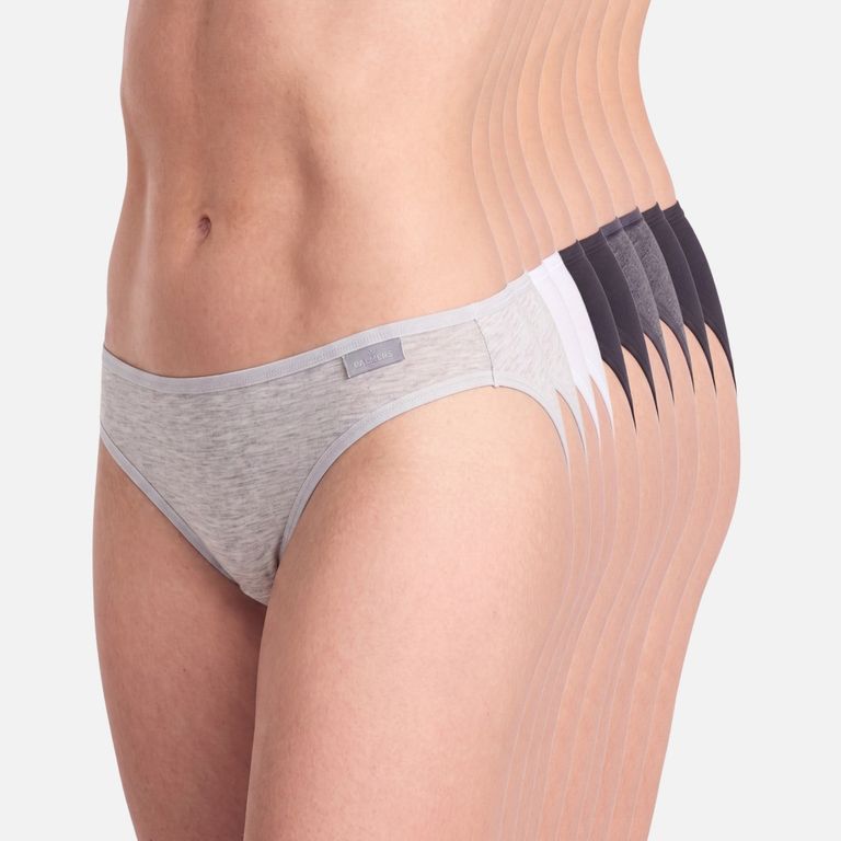 Pack De 10 Calzones Bikinis Algodón Mujer