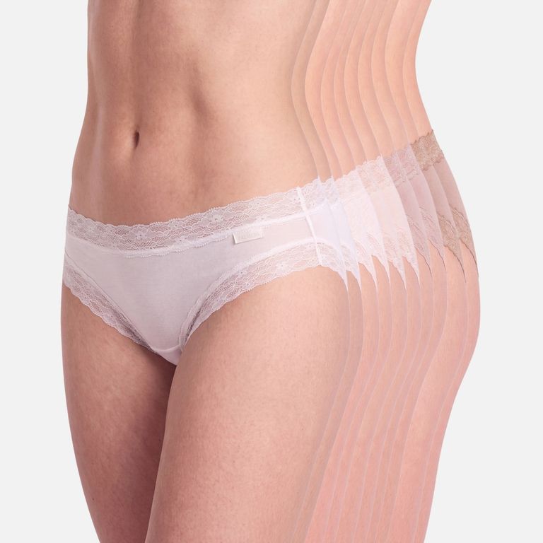 Pack De 10 Calzones Bikinis Algodón Mujer
