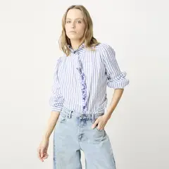BASEMENT - Camisa 100% Algodón Mujer