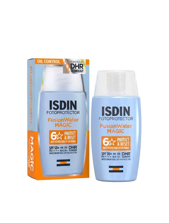 Fusion Water Magic SPF 50+ - Fotoprotector facial que ayuda a reparar el Daño Solar