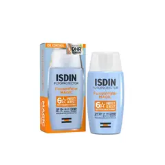 ISDIN - Fusion Water Magic SPF 50+ - Fotoprotector facial que ayuda a reparar el Daño Solar