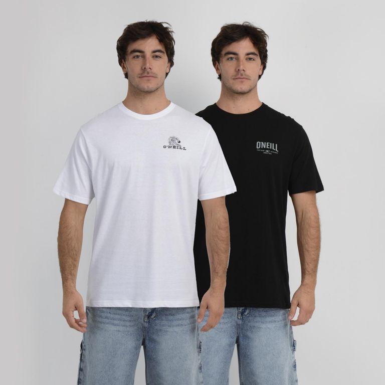 Pack De 2 Poleras Manga Corta Hombre