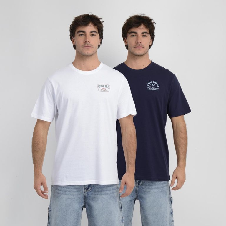 Pack De 2 Poleras Manga Corta Hombre