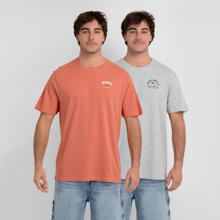Pack De 2 Poleras Manga Corta Hombre