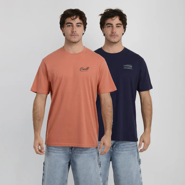 Pack De 2 Poleras Manga Corta Hombre
