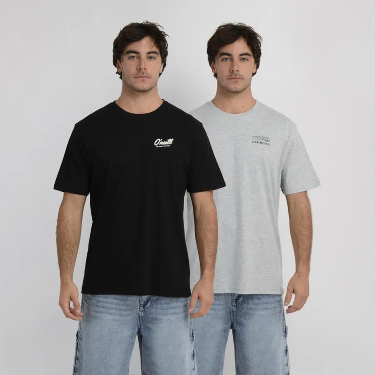 Pack De 2 Poleras Manga Corta Hombre