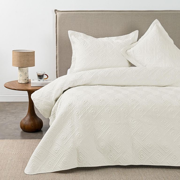 Quilt King Matelado Beige