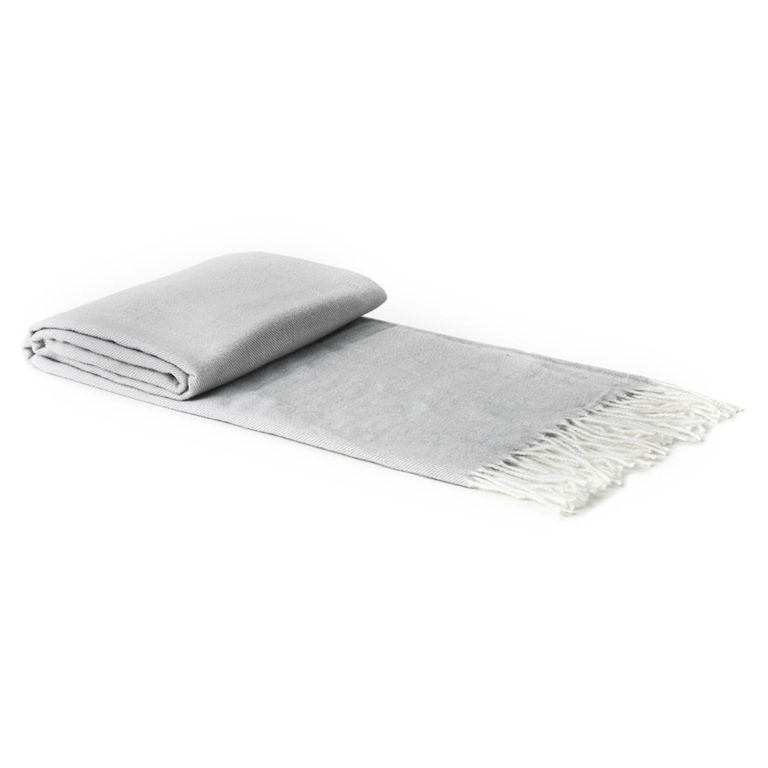 Manta Herringbone Gris 130x170