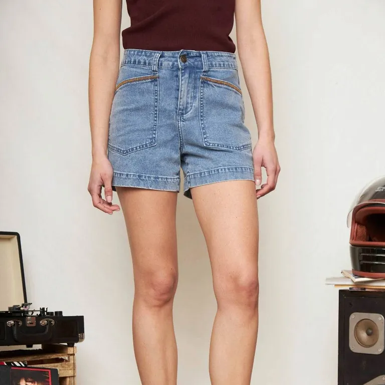 Short Nix Orgánico Denim Mujer