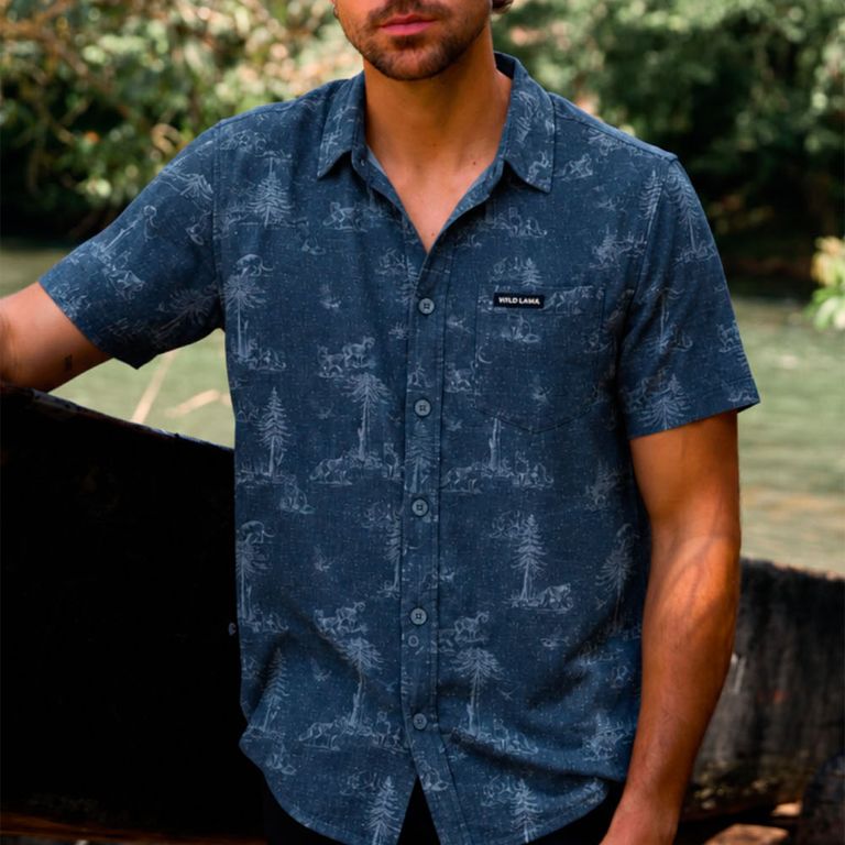 Camisa De Manga Corta Hombre