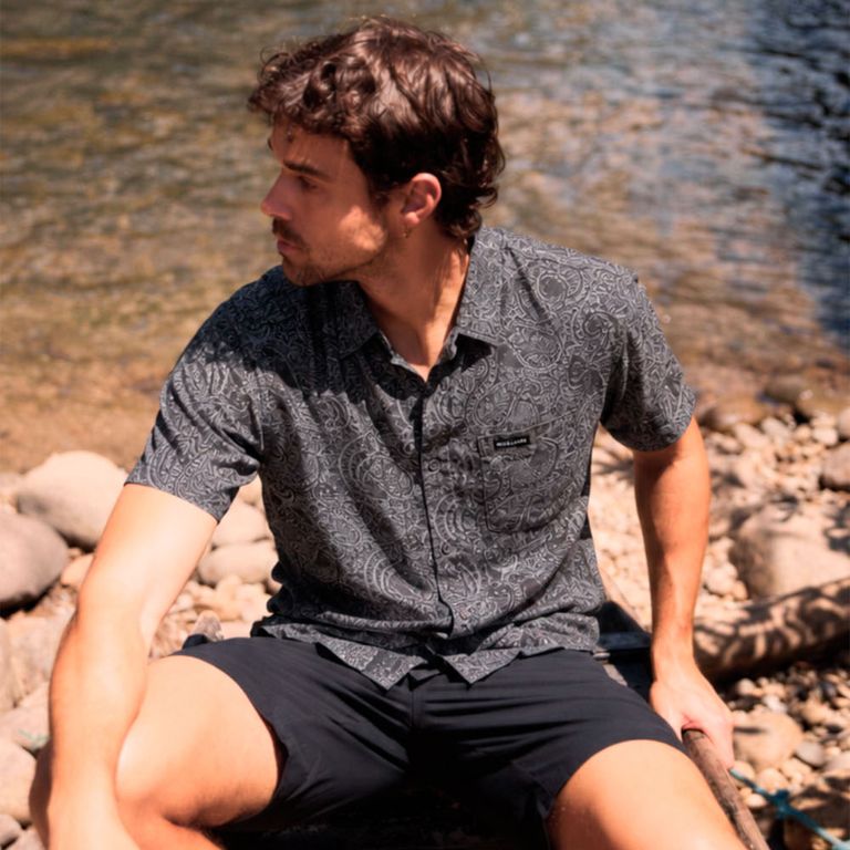 Camisa De Manga Corta Hombre
