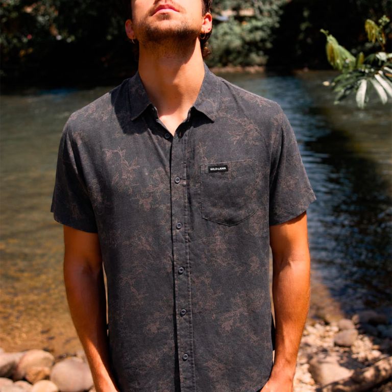 Camisa De Manga Corta Hombre