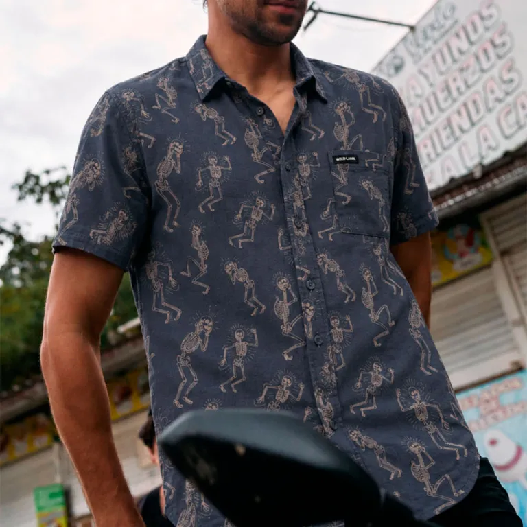 Camisa De Manga Corta Hombre